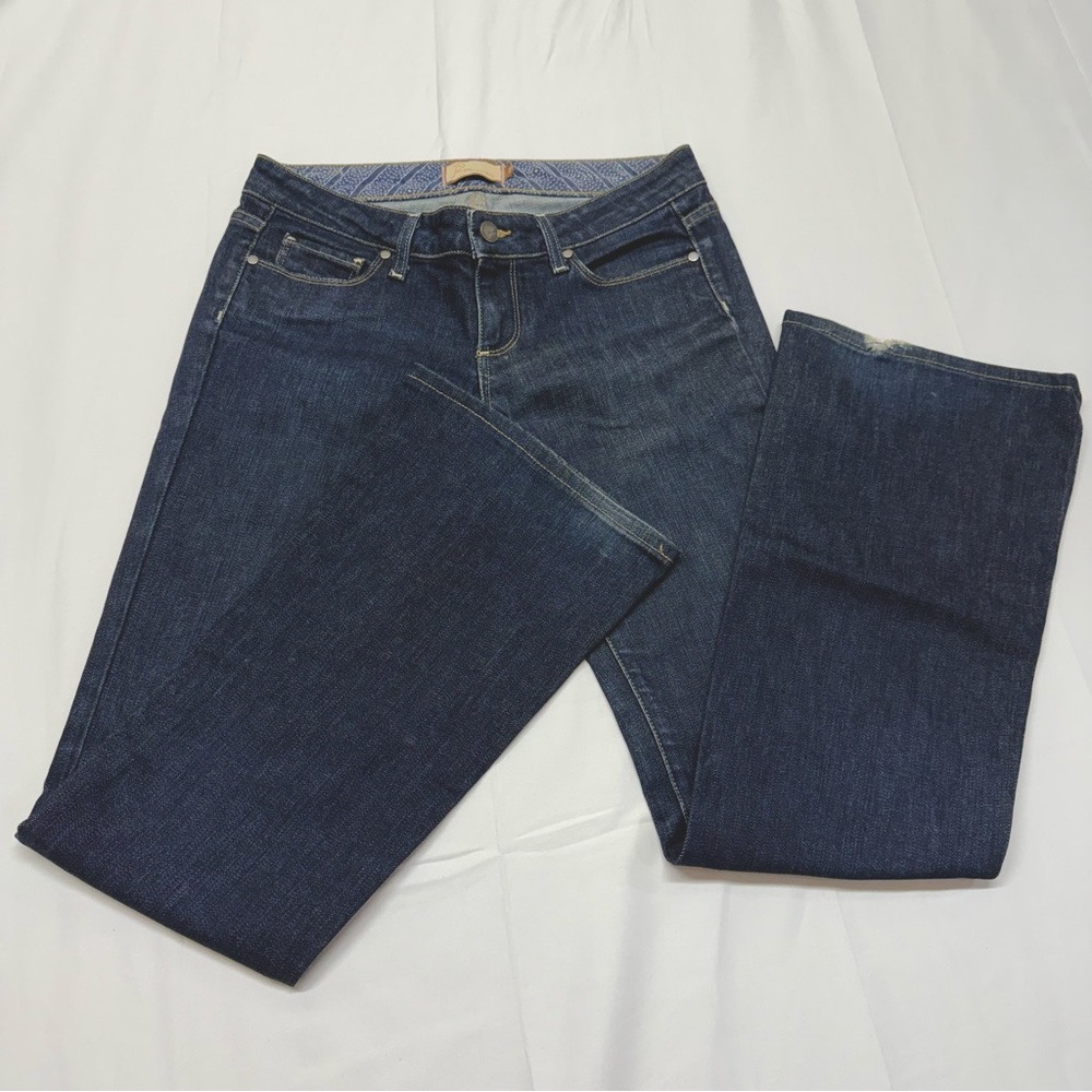 PAIGE Women's Boot Cut Jeans - Indigo